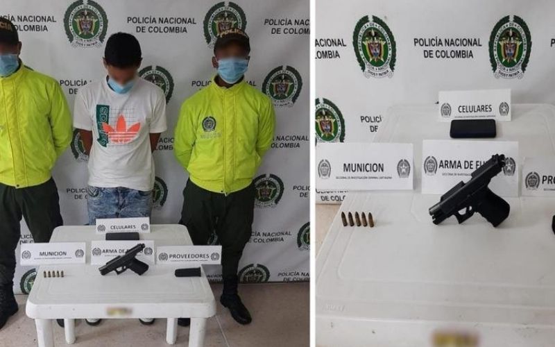 Incautan arma de fuego en la boquilla valorada en 16 millones