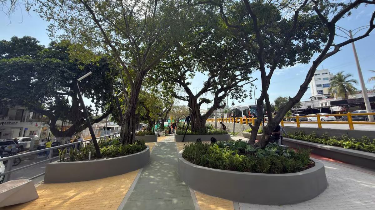 así quedó el Parque de La Virgencita en Blas de Lezo