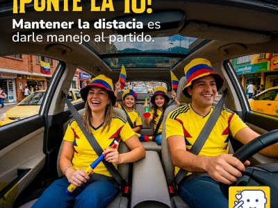 ¡Ponte la 10! conducir sin distracciones es tener el control del juego.